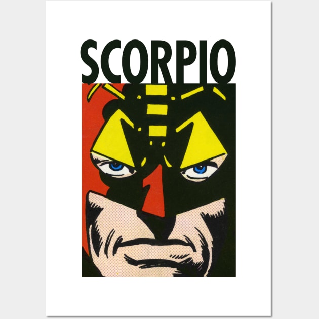 Defender Villian: Scorpio Wall Art by HustlerofCultures